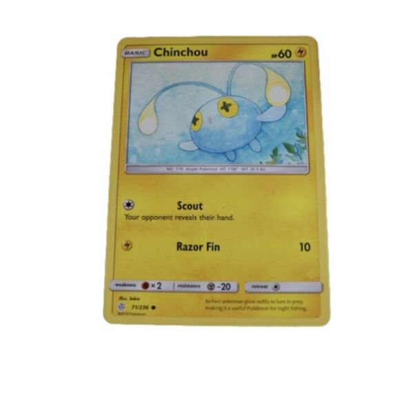 Chinchou 71/236 Pokemon Card - Picture 1 of 1
